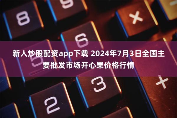 新人炒股配资app下载 2024年7月3日全国主要批发市场开心果价格行情